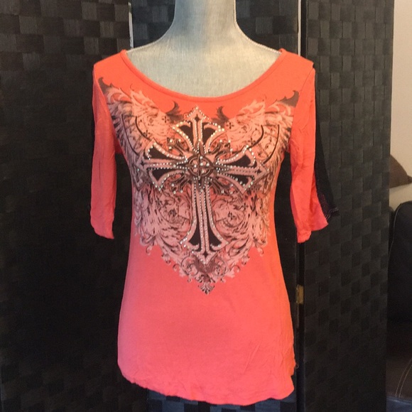 Angels & Diamonds Embellished Top - Picture 1 of 5